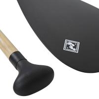 Two Bare Feet 2 Piece Bamboo Carbon Pro SUP Paddle - Black Extra Image 6 Preview